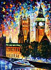 Afremov Paintings - BIG BEN by Leonid Afremov